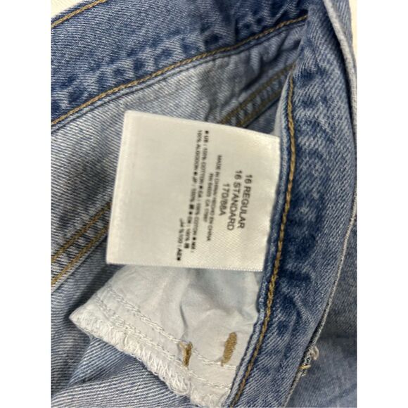 Old navy cut off jean denim shorts women’s 16 concert festival style - Picture 5 of 7